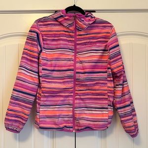 Columbia girls’ coat. Pink and purple. Size L (14-16)